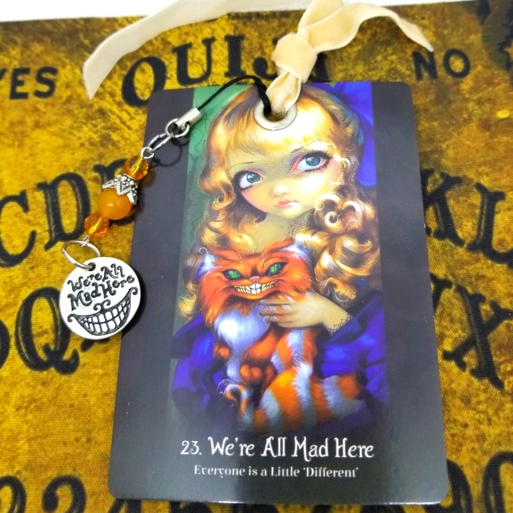 Alice in Wonderland Cheshire cat bookmark